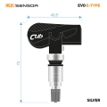 Czujnik ciśnienia CUB TPMS UNI SENSOR 4.0 EVO - SNAP-IN SILVER