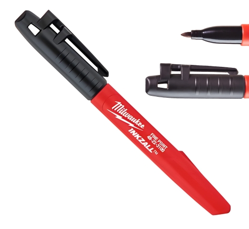 Marker czarny Milwaukee - 1 sztuka