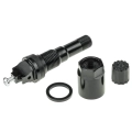 Zawór do czujnika TPMS Pacyfic TOYOTA ALU CZARNY - 1 sztuka