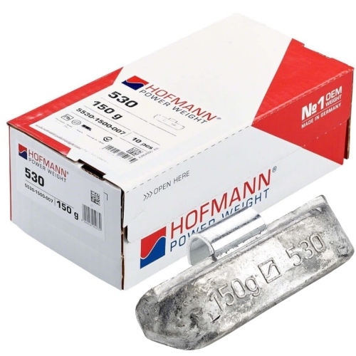 Ciężarki nabijane do felg ciężarowych Pb 150g TYP530 HOFMANN - 10 sztuk