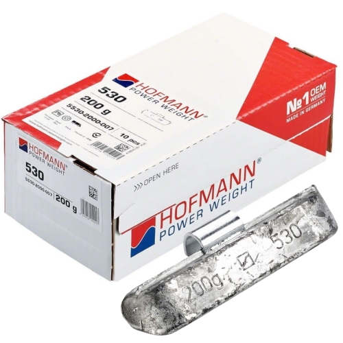 Ciężarki nabijane do felg ciężarowych Pb 200g TYP530 HOFMANN - 10 sztuk