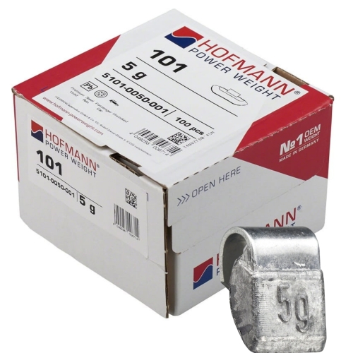 Ciężarki nabijane Fe do felg stalowych 5g - 100 szt. HOFMANN