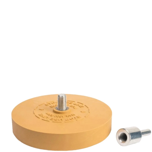 Krążek do usuwania kleju taśm naklejek gładki + adapter