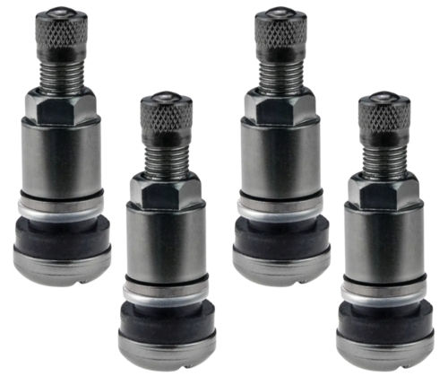 Zawór bezdętkowy skręcany niklowany MS525 GRAFIT - 4 sztuki