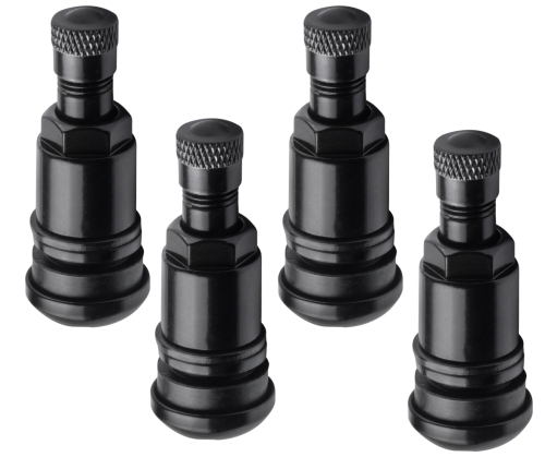 Zawór bezdętkowy skręcany do felg alu czarny MS525 - 4 sztuki