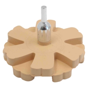 Krążek do usuwania kleju taśm gładki + adapter ASTA