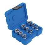 Klucze nasadowe E-TORX 1/2" ASTA - 9 sztuk