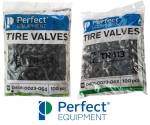 Zawór wentyl bezdętkowy TR 413 + TR414 Perfect Equipment - 200 sztuk 
