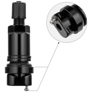 Zawór do czujnika ciśnienia TPMS 02 Czarny - 1 sztuka  