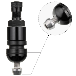 Zawór do czujnika ciśnienia TPMS 01 Czarny - 1 sztuka  