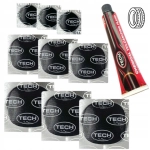 Zestaw łatek uniwersalnych TechFusion + klej 20ml TECH