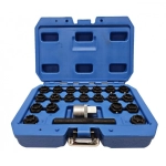 Klucze nasadowe śrub zabezpieczających zestaw do AUDI