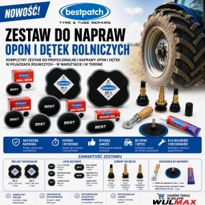 Zestaw do napraw opon i dętek rolniczych BESTPATCH