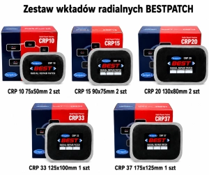 Zestaw wkładów radialnych BESTPATCH