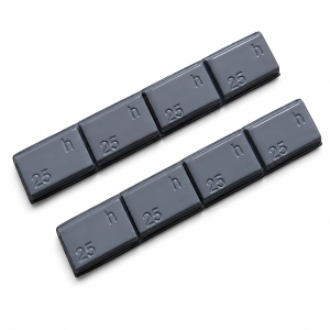 Ciężarki klejone ciężarowe powlekany 4x25g - 100g 