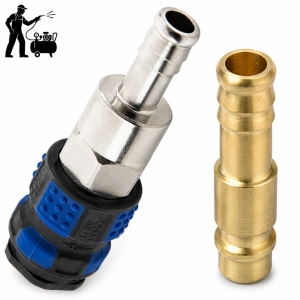 Szybkozłączka z nyplem na wąż 10mm + wtyk na wąż 10mm TYP1625 RECTUS