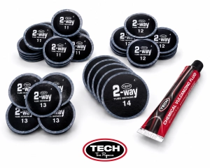 Zestaw łatek dętkowych TECH + aktywator 20ml MAXI TECH