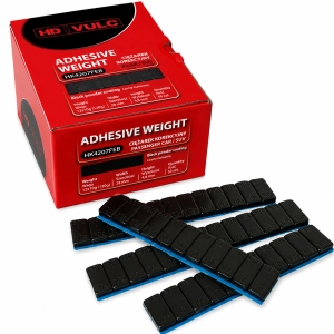 Ciężarek klejony powlekany czarne Pb SUV 120 g (12x10 g) - 50 szt. 