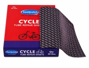 Łatki do napraw dętek arkusz 380x380mm BESTPATCH