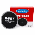 Łatki do napraw dętek GIANT ROUND 125mm BESTPATCH - 1 sztuka