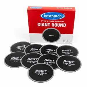 Łatki do napraw dętek GIANT ROUND 125mm BESTPATCH - 10 sztuk
