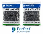 Zawór wentyl bezdętkowy TR 413 + TR414 Perfect Equipment - 200 sztuk 
