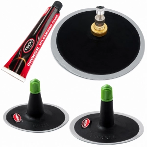 Zestaw zaworów do dętek na zimno TR13,TR15,TR218A + klej 10ml BESTPATCH