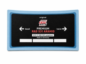 Wkład naprawczy do opon radialnych aramid TL 531 165x75mm PREMIUM - 1 sztuka 