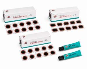 Zestaw łatek rowerowych F0/F1/F2+ 2 x klej 5g