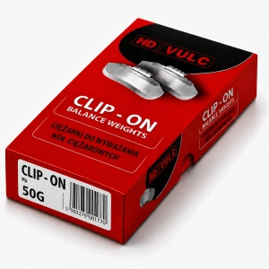 Ciężarki nabijane do felg ciężarowych Pb 50g HD VULC - 20 sztuk