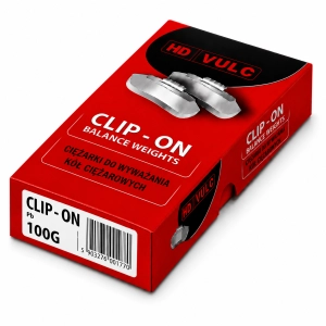Ciężarki nabijane do felg ciężarowych Pb 100g HD VULC - 20 sztuk