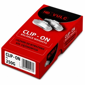 Ciężarki nabijane do felg ciężarowych Pb 250g HD VULC - 20 sztuk