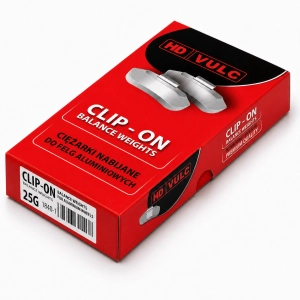 Ciężarki nabijane do felg aluminiowych 25g HD VULC Typ610 - 100 sztuk    
