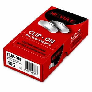 Ciężarki nabijane do felg aluminiowych 40g HD VULC Typ610 - 100 sztuk       