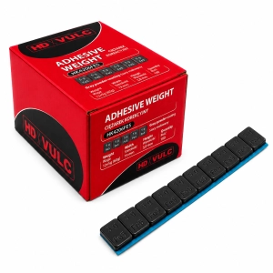 Ciężarek klejony czarny MAX 60g 12x5g - 50 sztuk 