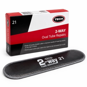 Łatki do napraw dętek owalne TECH T-21BK 240x60mm- 1 sztuka  