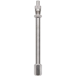 Przedłużka zaworu metalowa 130mm 