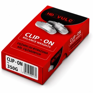 Ciężarki nabijane do felg ciężarowych Pb 350g HD VULC - 10 sztuk 