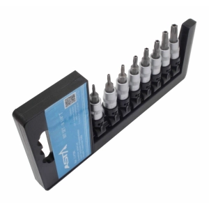 Klucze nasadowe Torx Tamper 1/4" L+37 - 8elem