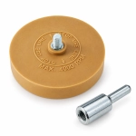 Krążek do usuwania kleju taśm gładki + adapter HD