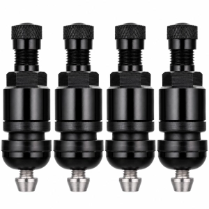 Zawór do czujnika ciśnienia TPMS 01 Czarny - 4 sztuki