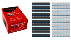 Ciężarek klejony czarny - szary zestaw Pb SUV 120 g (12x10 g) - 20 sztuk